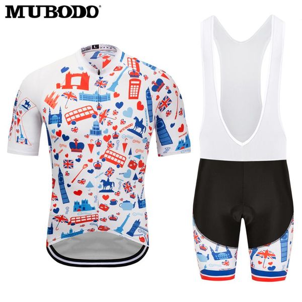 

mubodo cycling jersey bike shorts vestito ropa ciclismo mens di estate quick dry pro maillot bicicletta pantaloni abbigliamento, Black;blue