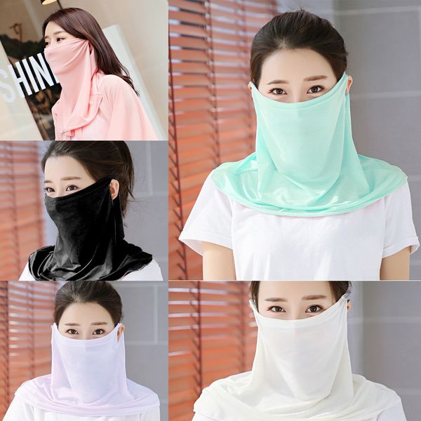 

7zuk2 cycling mask outdoor sports bicylce masks headband scarf solid color cycling magic face mask men women's riding head scarf caps, Black