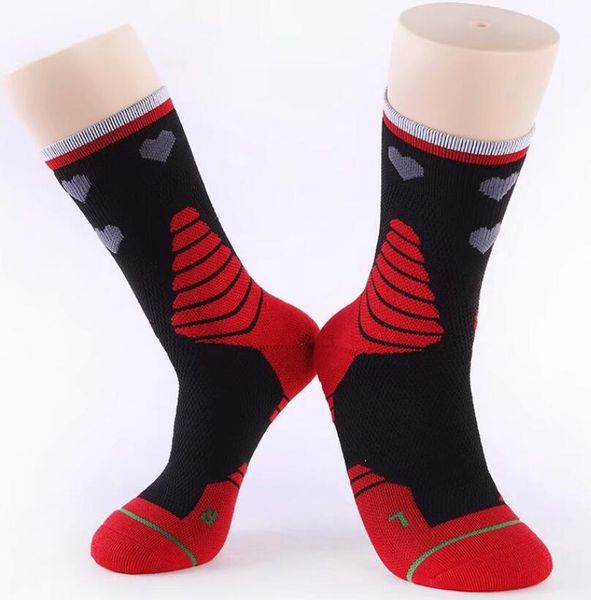 

the new 2019 20 basketball run motion white black red blue socks fashion035