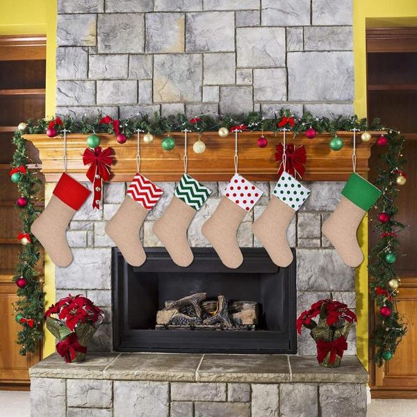 

durable unique portable bag hang buckle christmas stocking metal hook festive party supplies