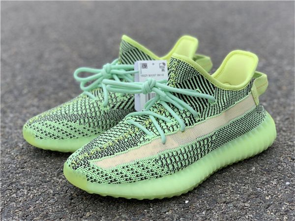 

2020 released authentic originals 350s v2 yeezreel reflective non-reflective yecheil fw5191 fw5190 kanye west fw5191 casual shoes men size, Black