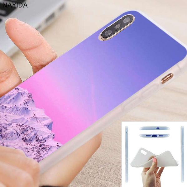 

soft phone case for iphone 11 pro x xr xs max 8 7 6 6s 6plus 5s s10 s11 note 10 plus huawei p30 xiaomi cover scenery snow mountain landscape