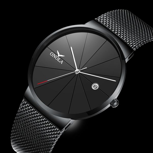 

japan movement ultra thin men wristwatch casual gold clock waterproof sport fashion male quartz watch, Slivery;brown