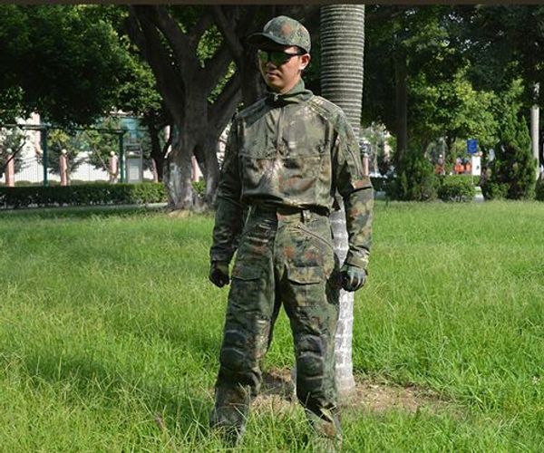 

us army uniform for men python shooter combat uniform diamondbacks field outdoor shirt and pants m-xxl, Gray;blue