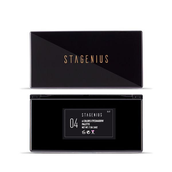 

new 6 colors eyeshadow smoky eyeshadow palette high pigment silky makeup pallete