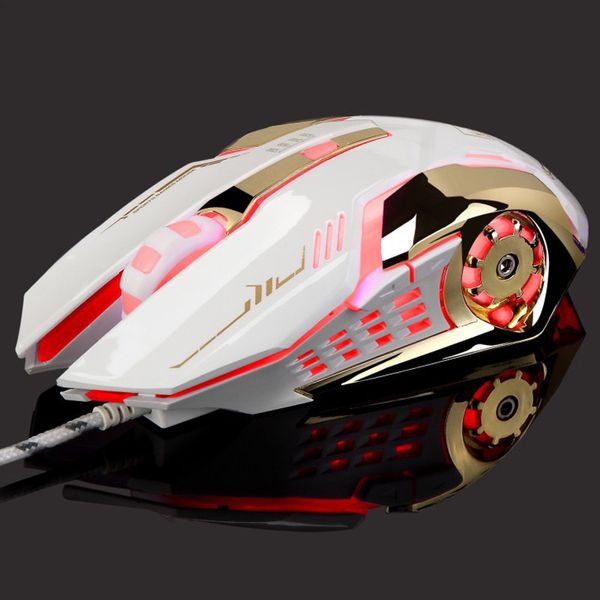 

new 2019 wired glow usb game mouse gamer computer mice for pc mouse lapdeskgamer 1200/1600/2400/3200 dpi