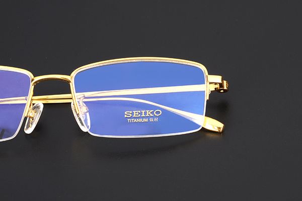 

wholesale- lightweight glasses frame myopia frame pure titanium half-frame glasses frame optical prescription eyeglasses customi, Silver