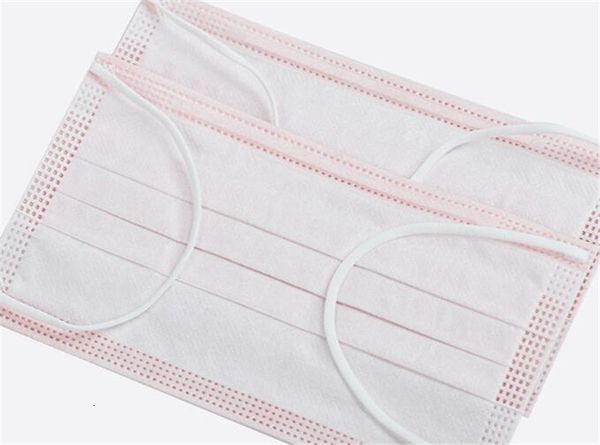 

in stock black/white/pink cotton mouth pink face masks non woven dust mask 3 filter activated carb anti pollut kdhr