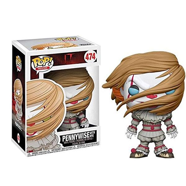 

funko pop pennywise 474# figure model toys movies joker pennywise clown model kids toys for children christmas birthday gifts