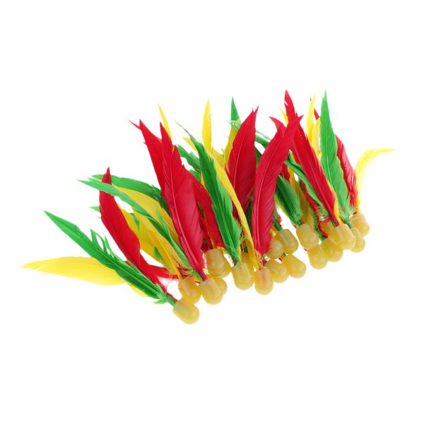 

set of 20 lightweight elastic birdies balls for paddle badminton sports