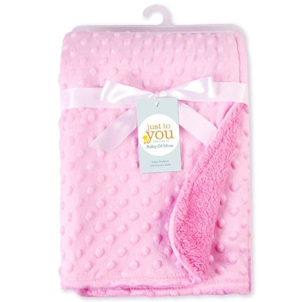 

baby blanket swaddling newborn thermal soft fleece blanket solid bedding set cotton quilt all seasons comfortable
