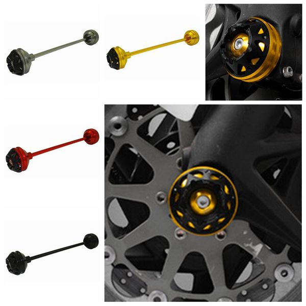 

front wheel fork axle slide cap crash protector motorcycle protective aluminum alloy slide cap for r nine t r9t 17-18