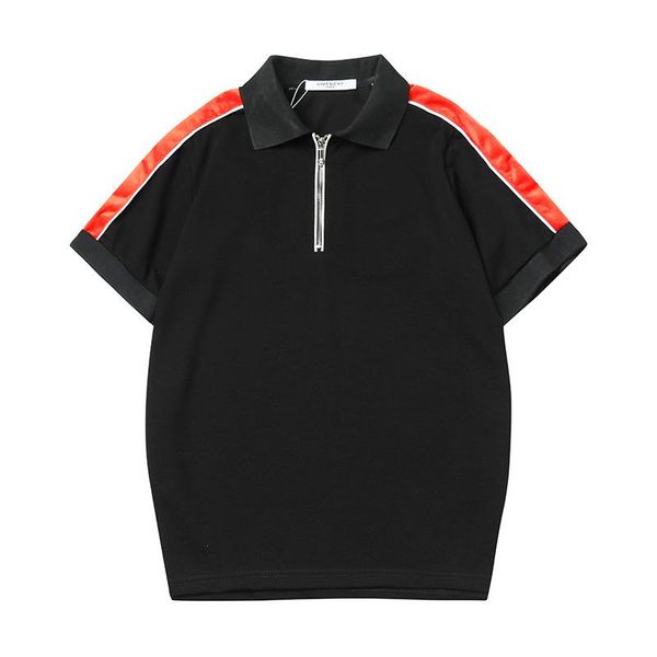 

2019 новый бренд designer summer polo tops вышивка мужские рубашки поло мода рубашки мужчины high street марка рубашки повседневный top tee, White;black
