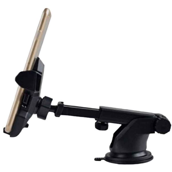 

universal black sucker bracket iron man windshield automatic lock car phone holder adjustable holder