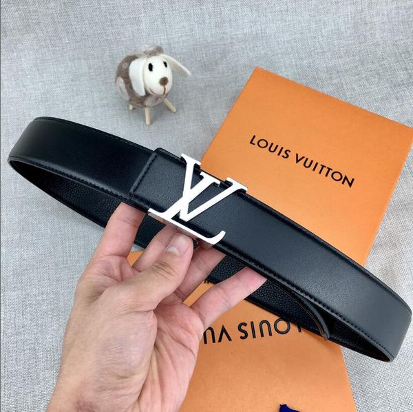 

leather belt gold silver v men and women men luxury designer brand 1f louis 1f belts, Blue;gray