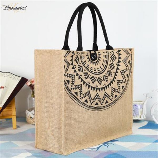 

women linen tote large capacity female casual shoulder bag lady daily handbag beach bags for women 2020