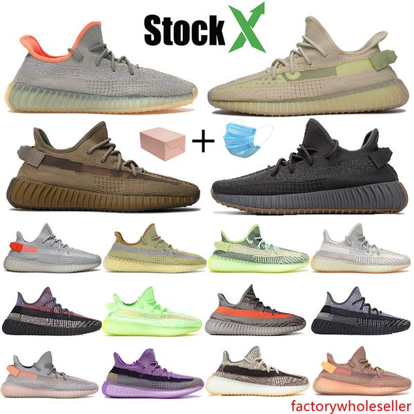 

with stock x 3m reflective kanye west cinder earth tail light running shoes marsh zyon linen yeshaye yecheil men women trainers sneakers