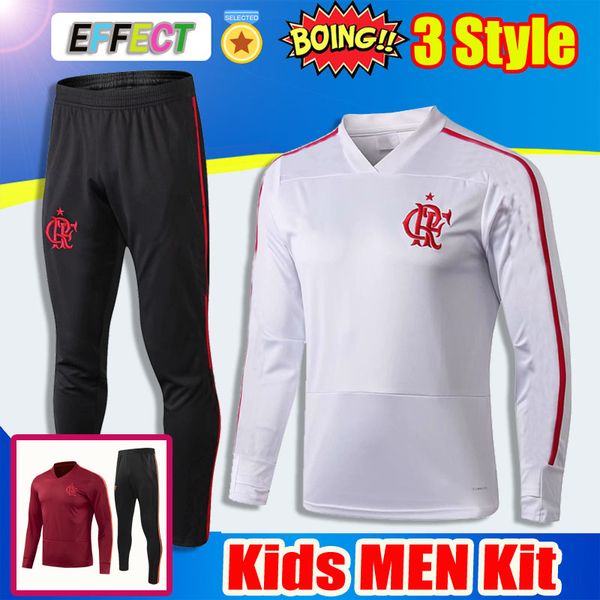 

2019 Chandal Flamengo Red Training Suit 18/19/20 Survetement Brazil Club Tracksuit Kit Soccer Jersey DIEGO Long Sleeve football shirts