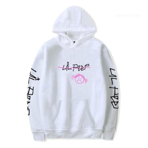 

mens fashion designer hooded sweatshirts lil peep women high street hip hop letter print pullover hoodies lovers fashion sweaters1, Black