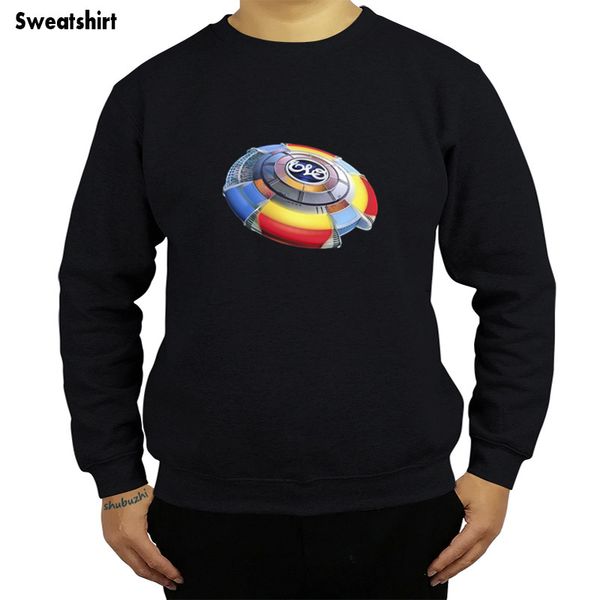 

new arrived casual fashion hoodies cool o neck sweatshirt elo electric light orchestra rock music legend sweatshirt sbz4111, Black
