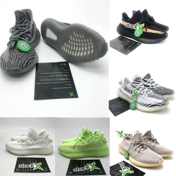 

antlia synth static reflective gid glow true form clay butter men women kanye west running shoes zebra lundmark designer shoes 36-46 a01