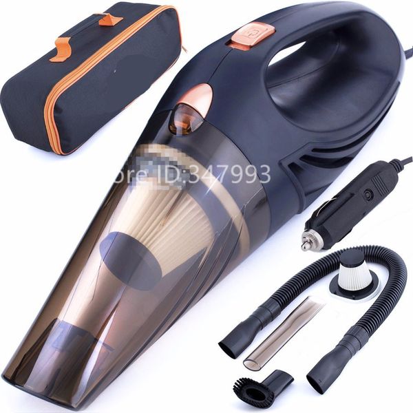

4800pa suck car vacuum cleaner which makes your auto interior dirt-with high-power 120w motor hepa filter extra carry bag