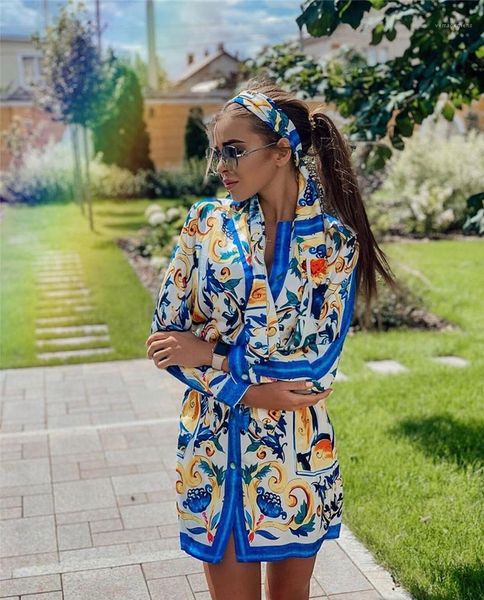 

платья мода флора печатные рубашки с длинным рукавом платье с поясом повседневное женское платье старинные дизайнерские женские, Black;gray