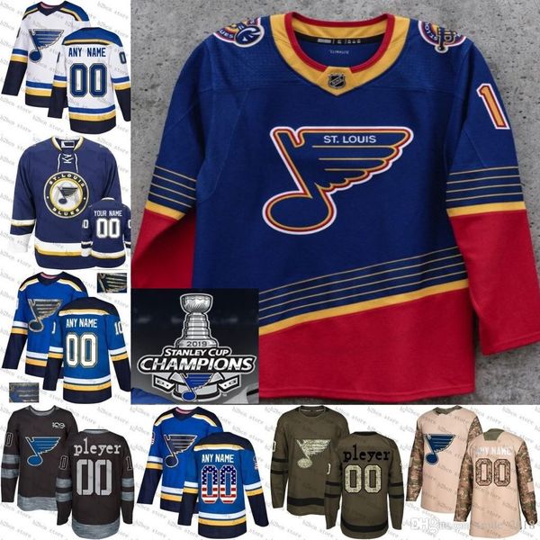 custom blues jersey