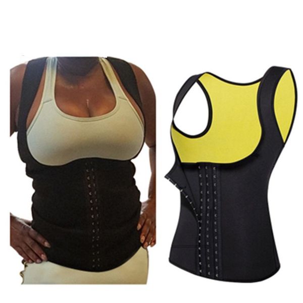 

neoprene double strap waist trainer slim waist and lift breasts women shaper