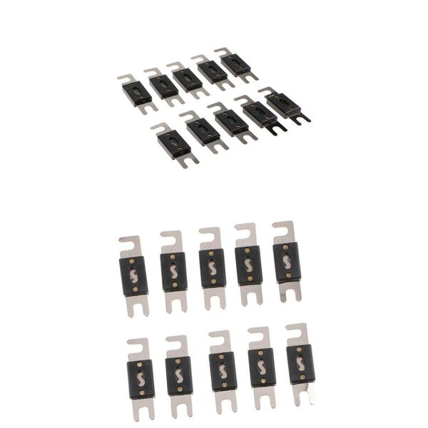 

20pcs car flat anl blade fuses audio install electrical protection 60a 120a