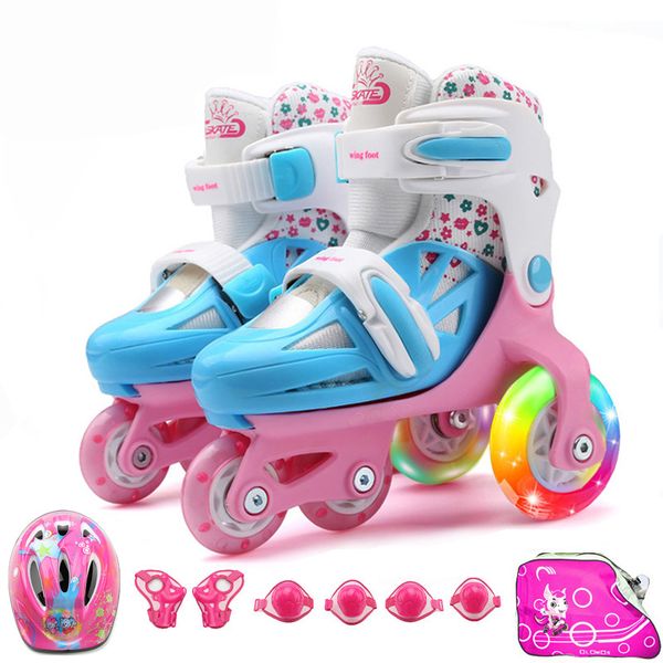 

baby young children's skates set for beginners boys and girls double roller roller skate children