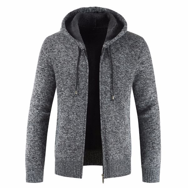 

2020 зимняя куртка мужчины твердые slim fit с капюшоном мужские пальто и куртки толстый флис шерстяная куртка мужчины теплая верхняя одежда, Black;brown