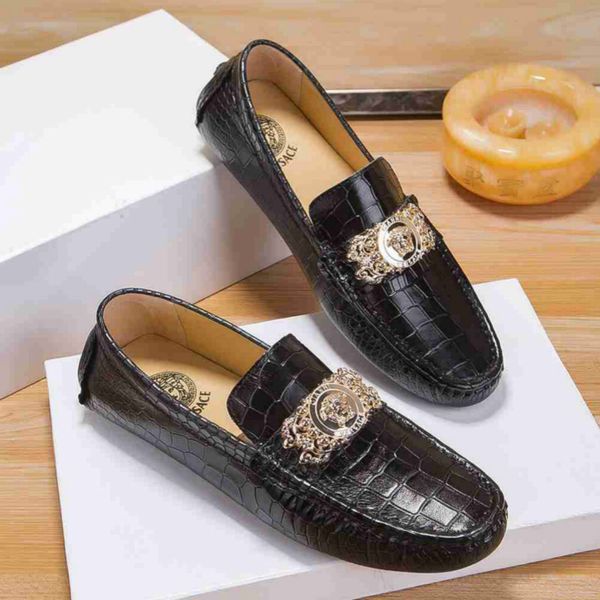 

classic selling style shoes 38-45 designer high-quality business men's shoes manufacturers promotion (with box + dust bag, Black