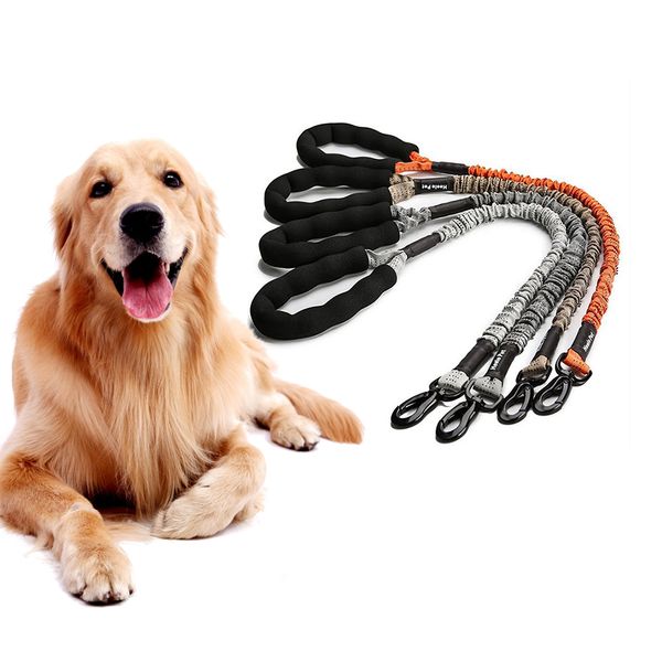 

retractable leash medium large dog leads pet nylon leashes elastic dog pet quick release leash running 75/120cm