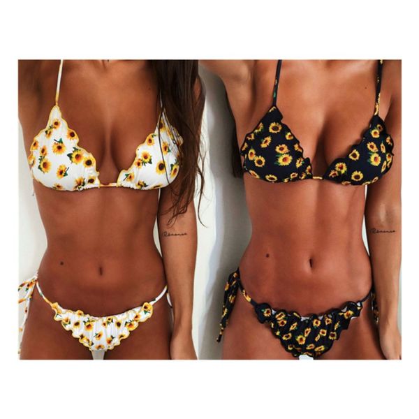 

Women Floral Swimwear Suits Tankinis Bikini Sets Bras Briefs Beach Swimwear Surfing Suits