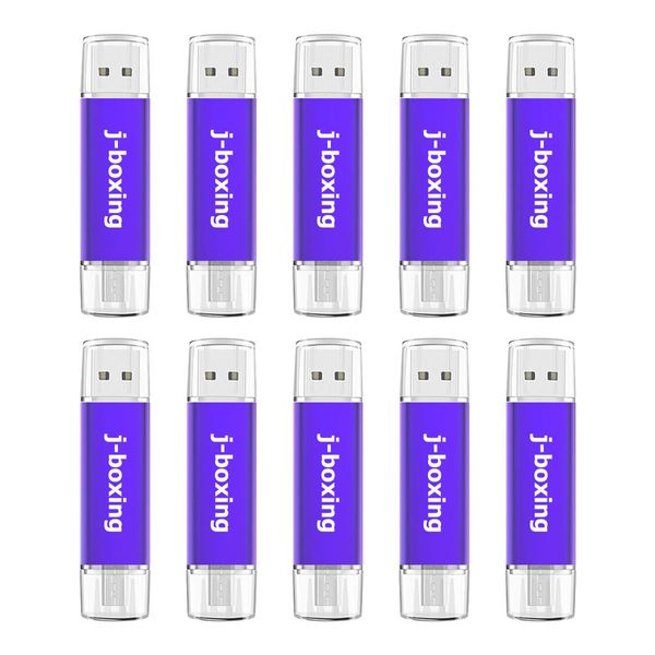 Mehrfarbig 10 Stück 16 GB OTG USB 2.0 Flash-Laufwerk Daumen-Laufwerke Speicher Memory Stick Pen Drive für Computer Android Smartphone Tablet MacBook