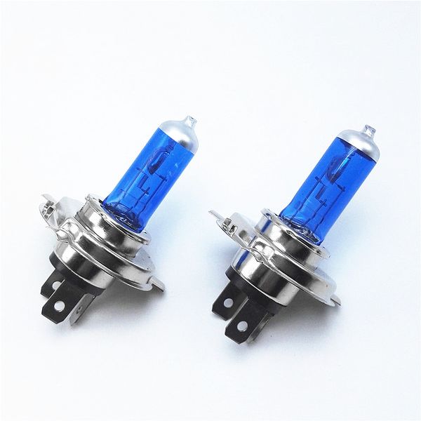 

h7 h4 super white halogen bulb 6000k 12v 55w automotive lights car bulbs headlight lamps 2pcs 64210 px26d car styling