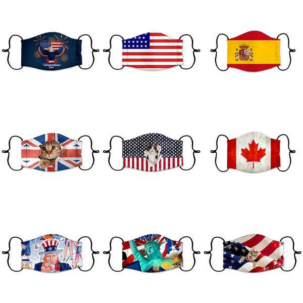 

2020 designer luxury face mask party cosplay reusable dust windproof cotton masks in stock #6451