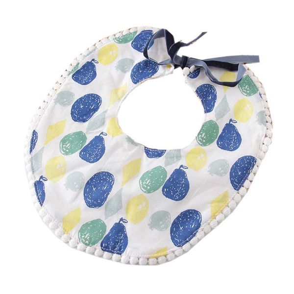 

newborn baby bibs washable girls boys cotton triangle kids feeding burp cloths