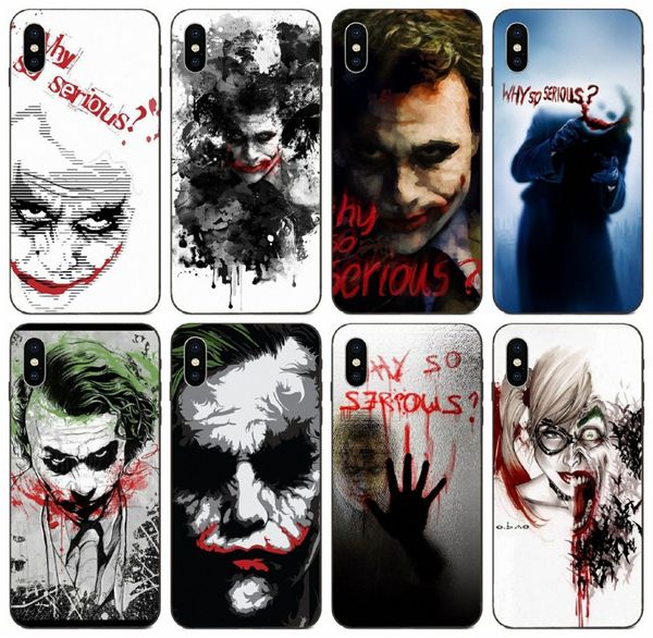 

tongtrade] the joker why so serious красивый чехол для iphone 11 pro max x xs xr 8s 8 7s 7 se samsung a3 honor 8 8a 20s htc one e9 plus cas