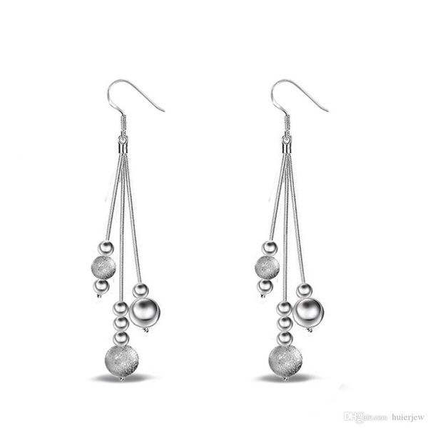 

wedding earrings for bride imitation 925 sterling silver chic earrings copper plated silver jewelry luxury three-wire engagement earring, Golden;silver