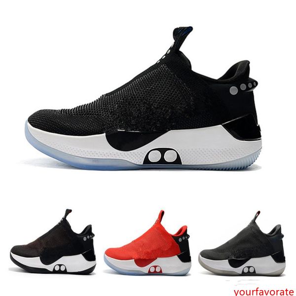 

2019 new arrival adapt bb black white pure platinum basketball shoes for mens outdoors sports sneakers size 40-46