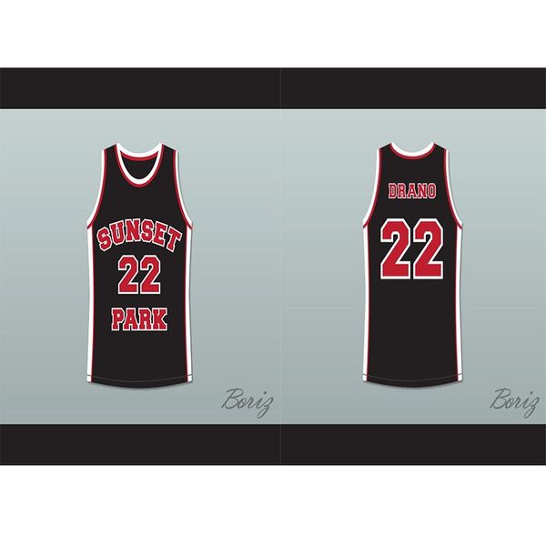 

Antwon Tanner Drano 22 Sunset Park Black Basketball Jersey Family men jersey woman jersey kid jerseys good