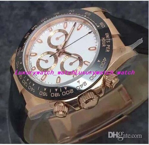 

Best Quality 4 Style Booking 904L Steel CAL.4130 Chronograph Run 40mm Mens 116515LN Automatic Leather Waterproof Watches Date Men Watch