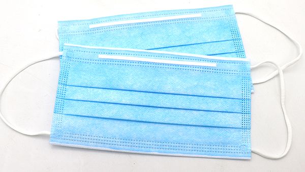 

spot disposable respirator, dust-proof, ventilating, antifoam protection, male and female children's blue three-layer, 50 pieces of nos