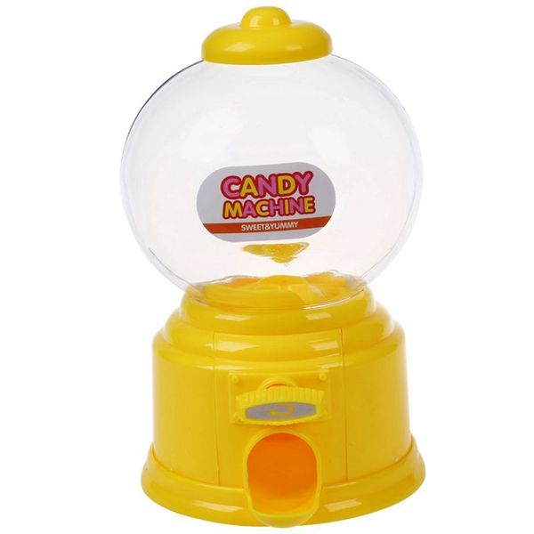 

home plastic candy machine money bank gift storage box presents for the children&lover yellow other home decor