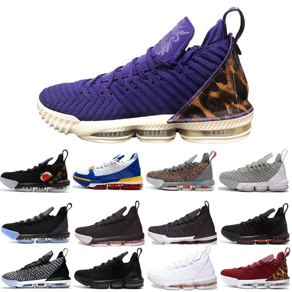 

Dropshipping 16 16s designer sneaker Fresh Bred super bron Court Purple mens basketball shoes sports shoes size US 7-12
