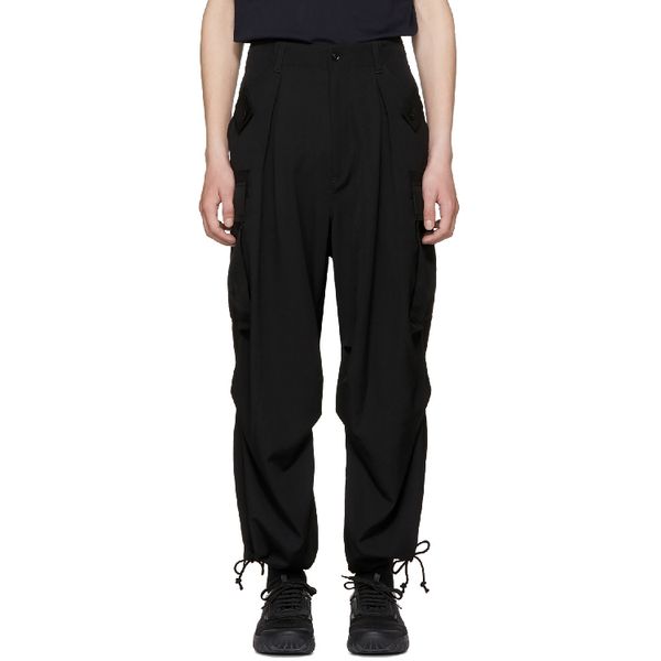 

27-44 new 2017 men's clothing gd hair stylist fashion catwalk casual loose wide leg pants costume plus size singer costumes, Black
