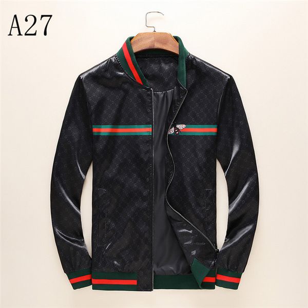 

long-sleeved men and women designers jacket autumn sports outdoor windbreaker with zipper luxury men's fashion 07, Black;brown