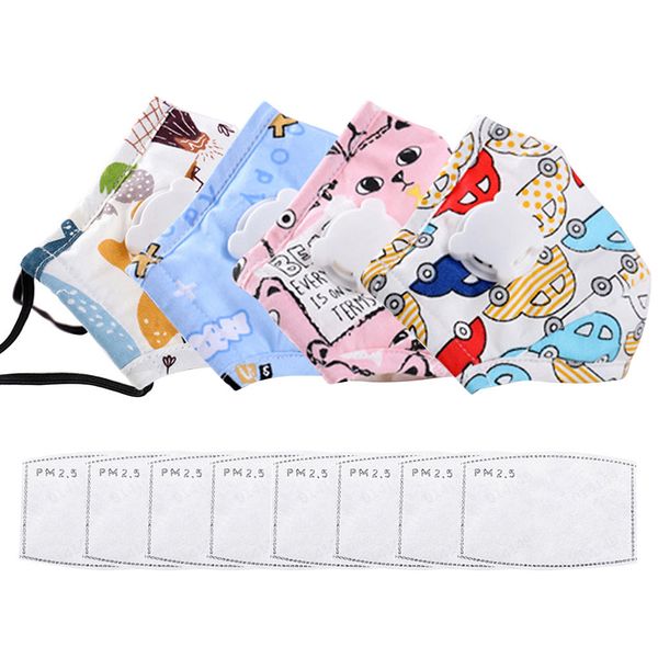 

шарф детский с клапаном из чистого хлопка и трехмерной пылью mascarilla lavable face sheild foulard femme cubrebocas